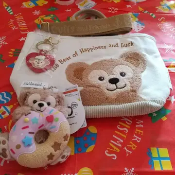 더피 백 더피 인형 배지 더피 가죽 키링