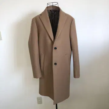 연말 세일 고품질 ZARA 자라 베이지 체스터 코트 2 버튼