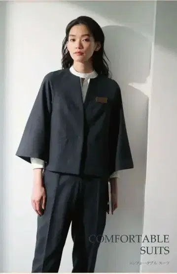 블랙 노카라 자켓 7호