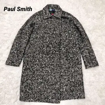 폴스미스 블랙 체스터 코트 M 울 모헤어 익명 배송