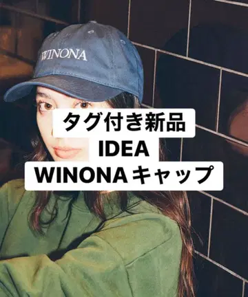 [ 택 포함 새상품 ] IDEA 아이디어 WINONA 캡 네이비