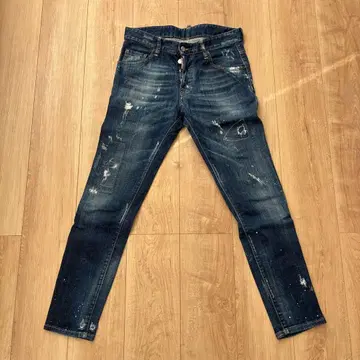 단종 DSQUARED2 데미지 데님 팬츠 44