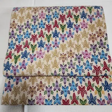 류큐 홍형 오비(약 27.3cm) 나고야 오비 작가 미상