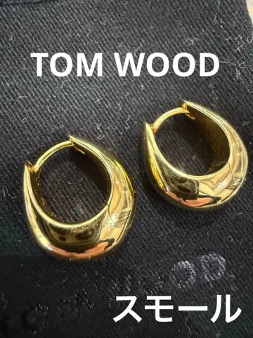 TOMWOOD 아이스 후프 스몰 골드 귀걸이
