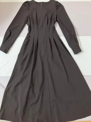 앙데팡당 브라운 롱 원피스