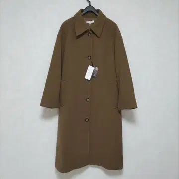 [ 하자 새상품 ] MOUSSY 후디 스카프 코트 사이즈 1 베이지