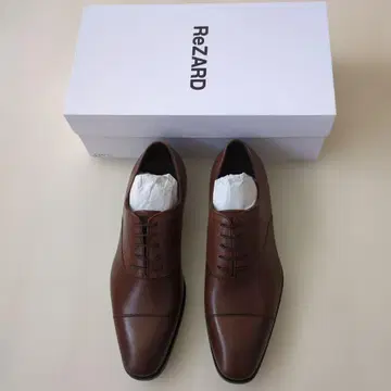 ReZARD 이탈리아 가죽 옥스퍼드 신발 브라운 27cm