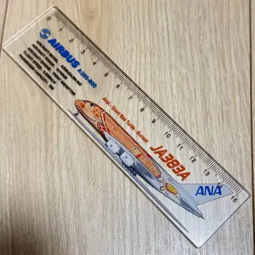 ANA A380 플라잉 호누 JA383A 15cm 눈금자
