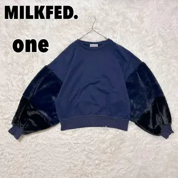 MILKFED. 소매 보아 트레이닝복 맨투맨