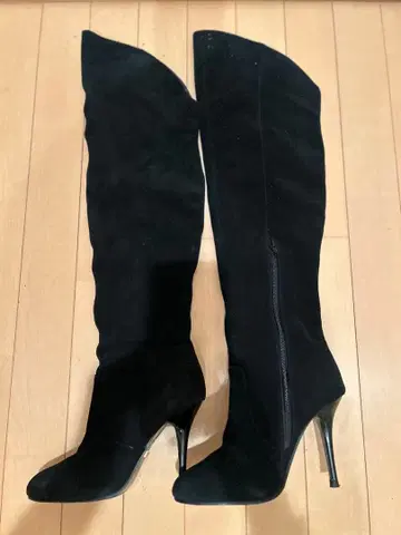 DURAS 롱 니하이 부츠 블랙 M