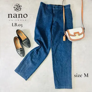 [ 성숙 캐주얼 ] 나노 유니버스 LB.03 코튼 데님 팬츠 M 상당