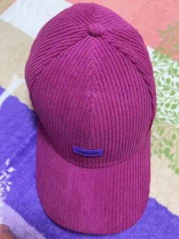 파타고니아 코듀로이 캡 퍼플