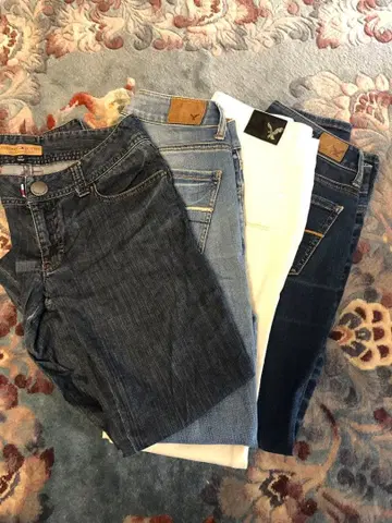 데님 팬츠 세트 ( Tommy Jeans, American Eagle )