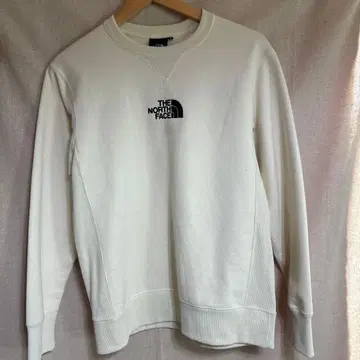 THE NORTH FACE 화이트 맨투맨 S 남성용