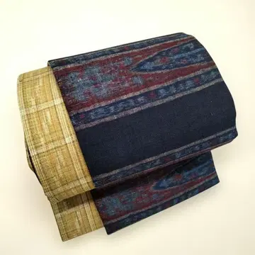 오리엔탈 일본풍 패턴 하프 사이즈 후쿠로 오비