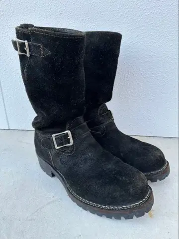 WESCO CUSTOM BOSS Cycleman 스웨이드 엔지니어 부츠