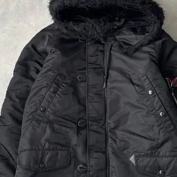 15095 알파인더스트리 플라이트 자켓 후디