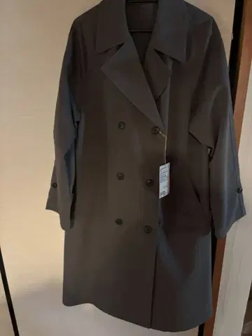 무인양품 트렌치코트 미사용 택