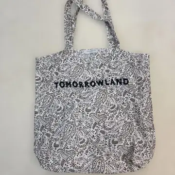 인기 TOMORROWLAND GOODS 페이즐리 프린트 토트백