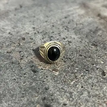 vintage onyx sv925 ring