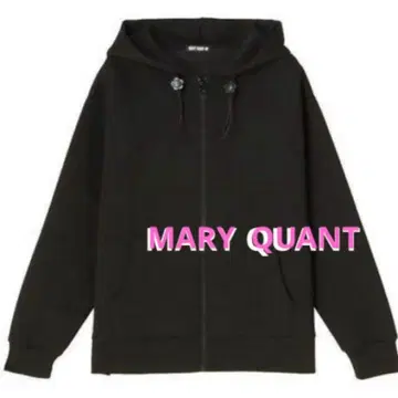 [ 새상품, 미사용 ] MARY QUANT 블랙 후드티