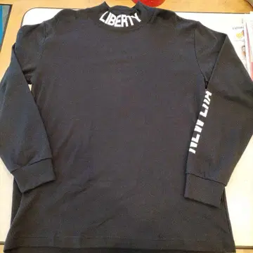 NEW ERA 블랙 긴팔 티셔츠 XL (전시품)