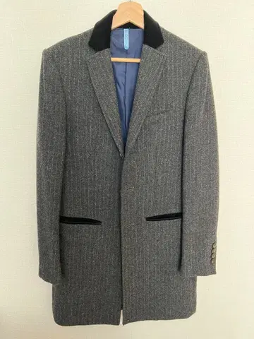 ABAHOUSE 이탈리아제 체스터 코트 남성용 사이즈 3