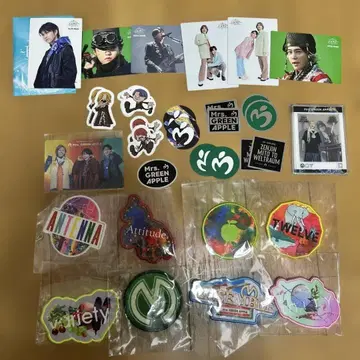 미세스 Mrs. GREEN APPLE 와펜 스티커 포토 카드 세트