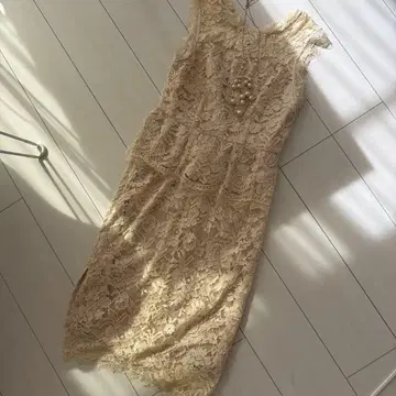 베이지 레이스 스커트 셋업 38 입학식