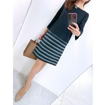 [ 새상품급 ] 정가 33,000엔 아나이 사이즈 38 울 원피스