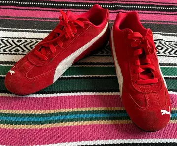 Puma 스피드캣 27cm 레드 스웨이드 스니커즈