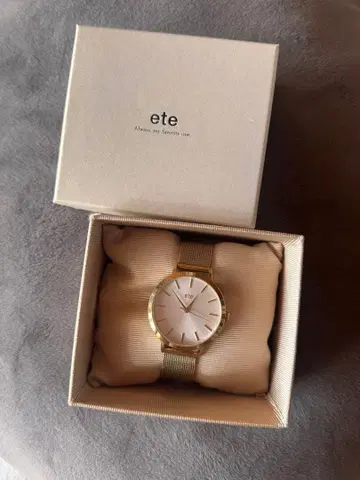 ete 손목시계 골드