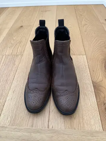 Barklay 버클레이 가죽 사이드 고어 부츠 일본제 23.5