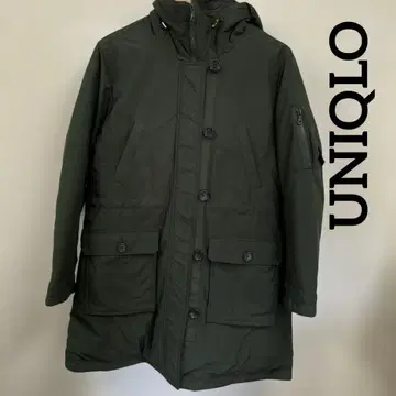UNIQLO 다운 자켓 XL 카키 남성용 #3034