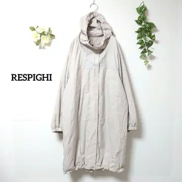 레스피기 후디 다운 페더 자켓 M 얇은 소재