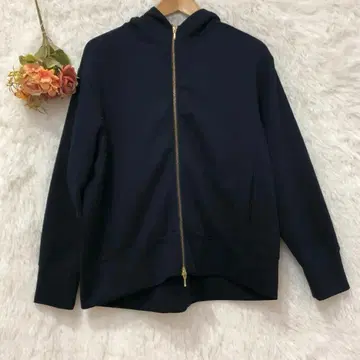 빈티지 집업 후디 후드티 [ LL ] 심플 네이비