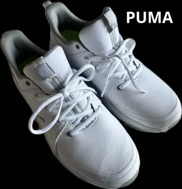 [ 새상품급 ] PUMA FUSION 골프화 화이트 1회 사용만