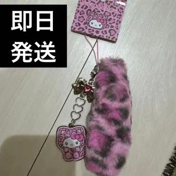 키티 갸루 고양이 스트랩 키링