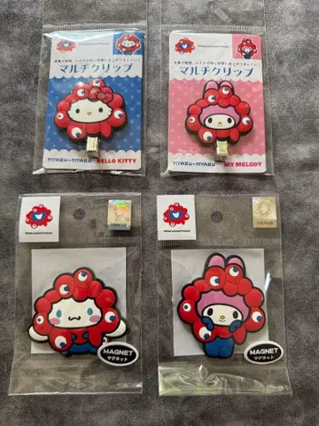 미사용 새상품 미야쿠미야쿠 헬로키티 멀티 클립, 마그넷