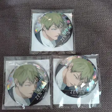 주술회전 젠인 나오야 캔뱃지 홀로그램 3개 세트