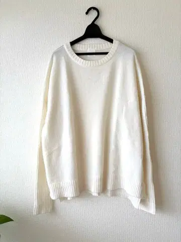 rosebud 샘 홈 부착 오버 니트 울