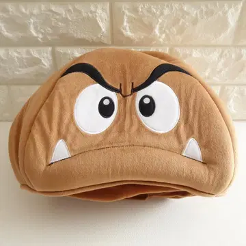 극미품 USJ 마리오 쿠리보 햇 봉제인형 팬캡