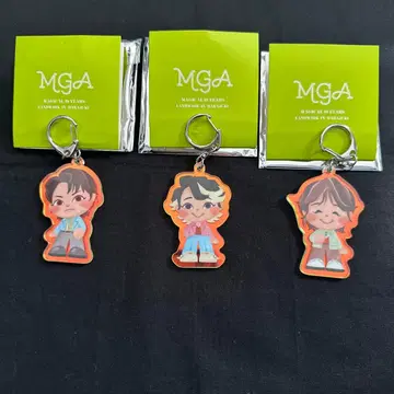 미세스 그린애플 3종 세트 하라주쿠 랜드마크 아크릴 키링