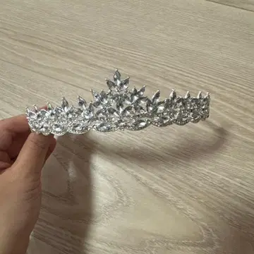 실버 크리스탈 티아라