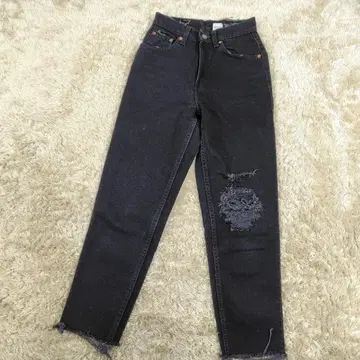 Levi's 크러쉬 데님 팬츠 테이퍼드 90s USA제