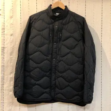 [ 새상품급 ] UNIQLO 유니클로 리사이클 하이브리드 다운 자켓 블랙