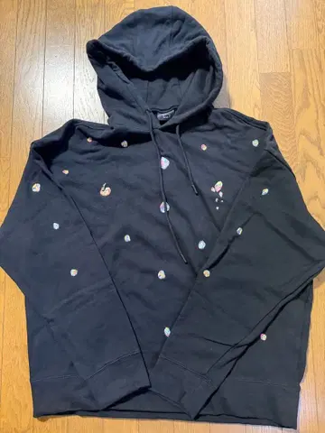 요네즈켄시 보석 후드티 블랙 L 사이즈