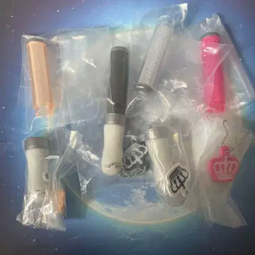 미니어처 응원봉 블랙, 화이트