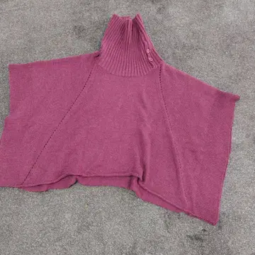 SABELLA 터틀넥 판초 니트 38