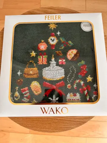 WAKO FEILER 크리스마스 트리 손수건